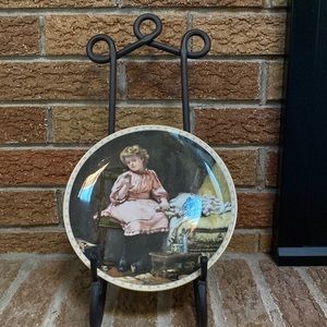 Royal Doulton “In Good Hands” decorative collectors plate.